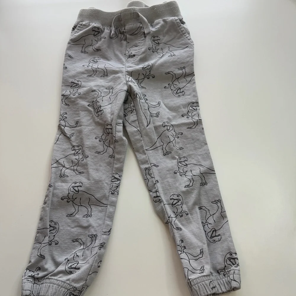 Garanimals Light Gray Dinosaur Joggers